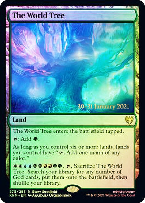 The World Tree  [Kaldheim Prerelease Promos] | Cracking-Singles