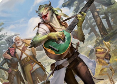 Wandering Troubadour Art Card [Dungeons & Dragons: Adventures in the Forgotten Realms Art Series] | Cracking-Singles