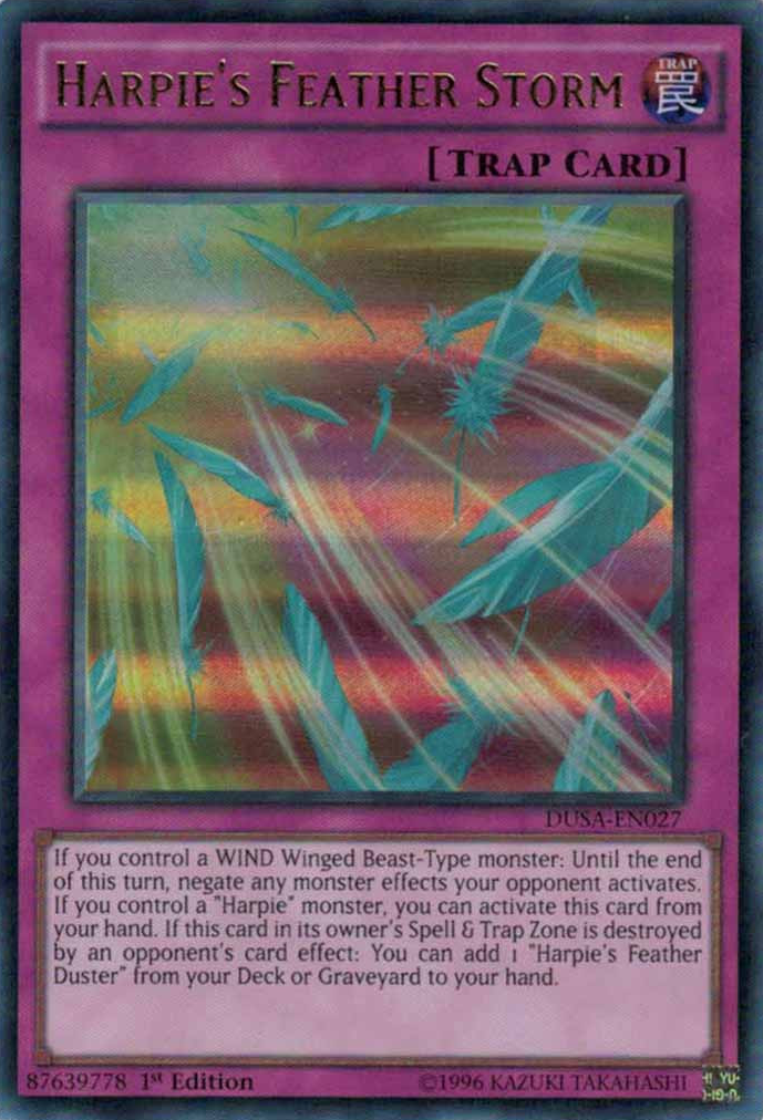 Harpie's Feather Storm [DUSA-EN027] Ultra Rare | Cracking-Singles