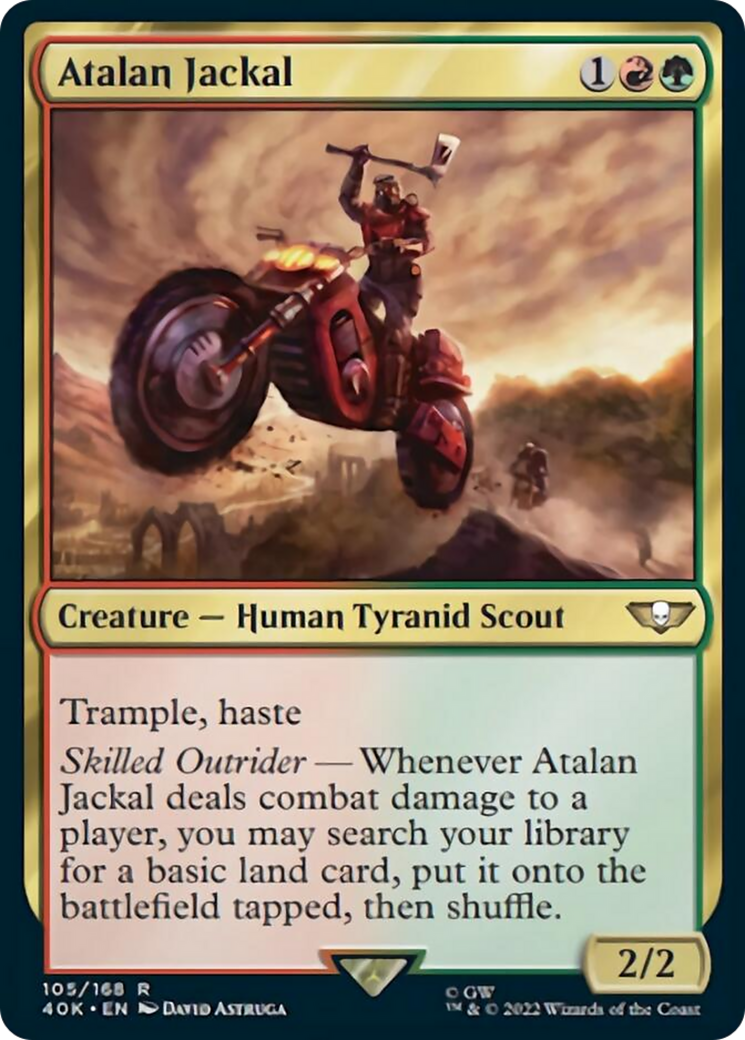 Atalan Jackal (Surge Foil) [Universes Beyond: Warhammer 40,000] | Cracking-Singles