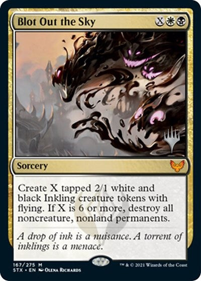 Blot Out the Sky (Promo Pack) [Strixhaven: School of Mages Promos] | Cracking-Singles