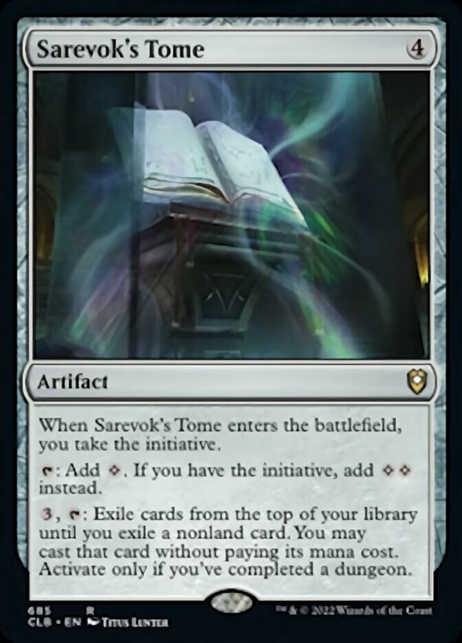 Sarevok's Tome [Commander Legends: Battle for Baldur's Gate] | Cracking-Singles