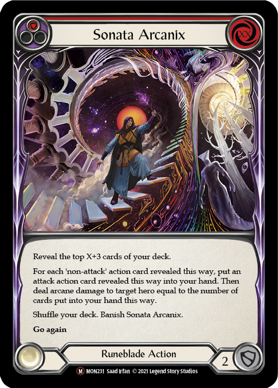 Sonata Arcanix (Rainbow Foil) [U-MON231-RF] Unlimited Rainbow Foil | Cracking-Singles