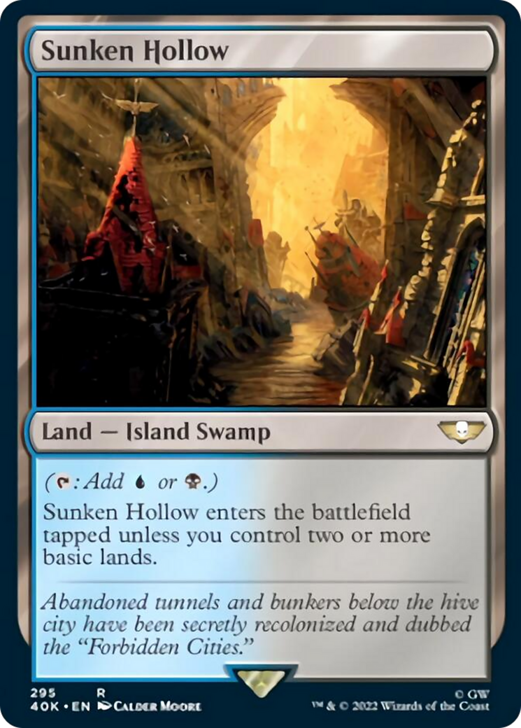 Sunken Hollow [Universes Beyond: Warhammer 40,000] | Cracking-Singles