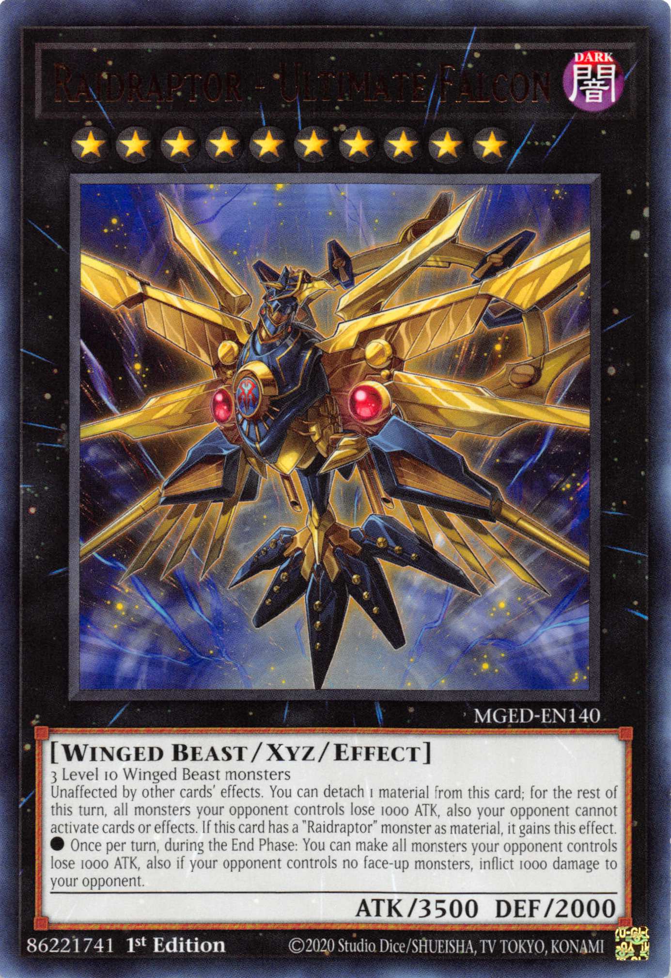 Raidraptor - Ultimate Falcon [MGED-EN140] Rare | Cracking-Singles