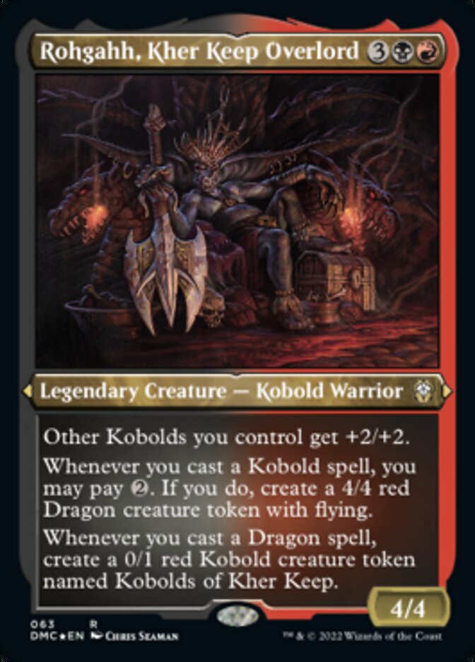 Rohgahh, Kher Keep Overlord (Foil Etched) [Dominaria United Commander] | Cracking-Singles