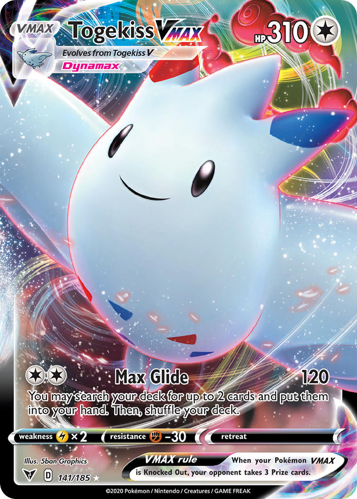 Togekiss VMAX (141/185) [Sword & Shield: Vivid Voltage] | Cracking-Singles