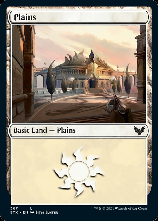 Plains (#367) [Strixhaven: School of Mages] | Cracking-Singles
