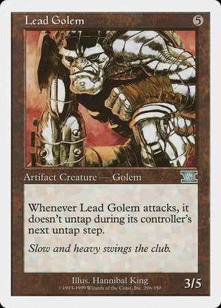 Lead Golem [Classic Sixth Edition] | Cracking-Singles