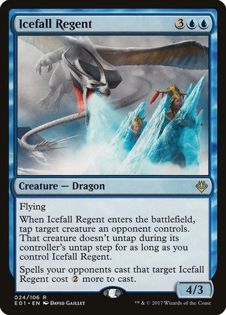 Icefall Regent [Archenemy: Nicol Bolas] | Cracking-Singles