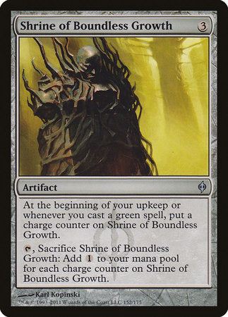 Shrine of Boundless Growth [New Phyrexia] | Cracking-Singles