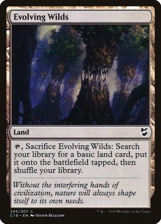 Evolving Wilds [Commander 2018] | Cracking-Singles