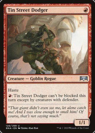 Tin Street Dodger [Ravnica Allegiance] | Cracking-Singles