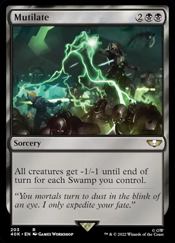 Mutilate (Surge Foil) [Universes Beyond: Warhammer 40,000] | Cracking-Singles