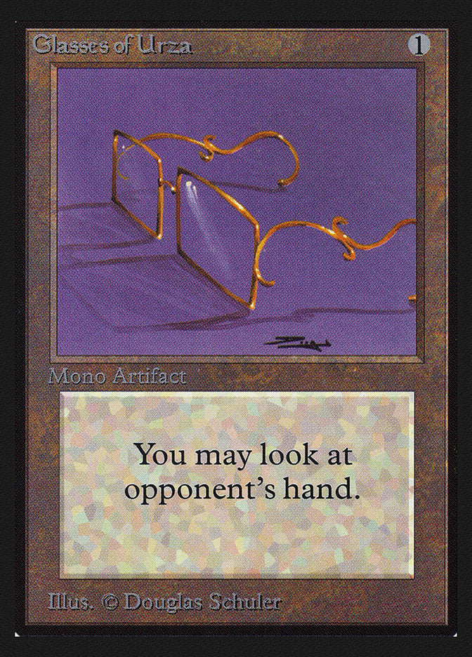 Glasses of Urza (IE) [Intl. Collectors’ Edition] | Cracking-Singles