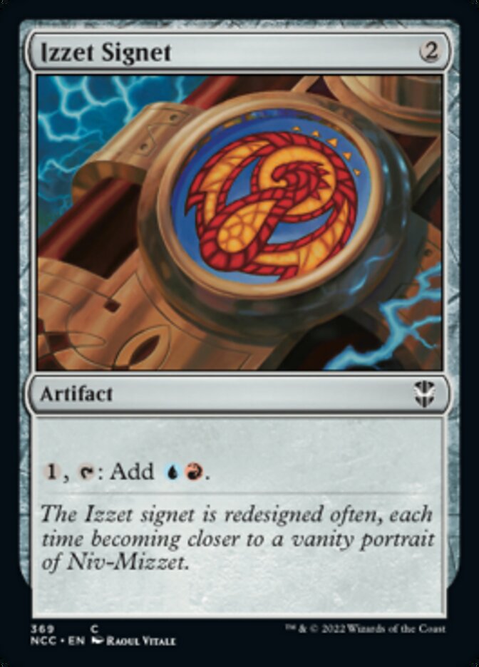 Izzet Signet [Streets of New Capenna Commander] | Cracking-Singles