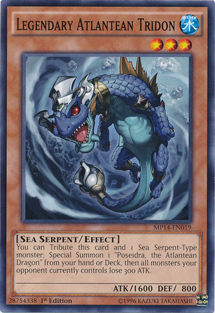 Legendary Atlantean Tridon [MP14-EN019] Common | Cracking-Singles