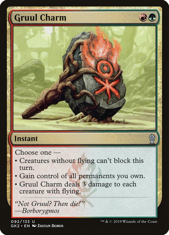 Gruul Charm [Ravnica Allegiance Guild Kit] | Cracking-Singles