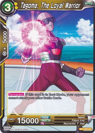 Tagoma, The Loyal Warrior [BT1-093] | Cracking-Singles