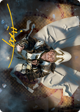 Jerren, Corrupted Bishop Art Card (Gold-Stamped Signature) [Innistrad: Midnight Hunt Art Series] | Cracking-Singles