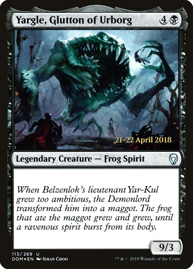 Yargle, Glutton of Urborg  [Dominaria Prerelease Promos] | Cracking-Singles