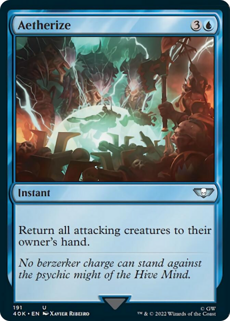 Aetherize (Surge Foil) [Universes Beyond: Warhammer 40,000] | Cracking-Singles
