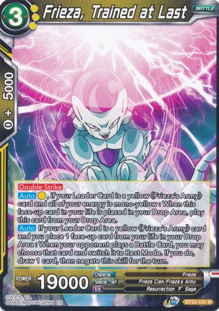 Frieza, Trained at Last [BT12-101] | Cracking-Singles