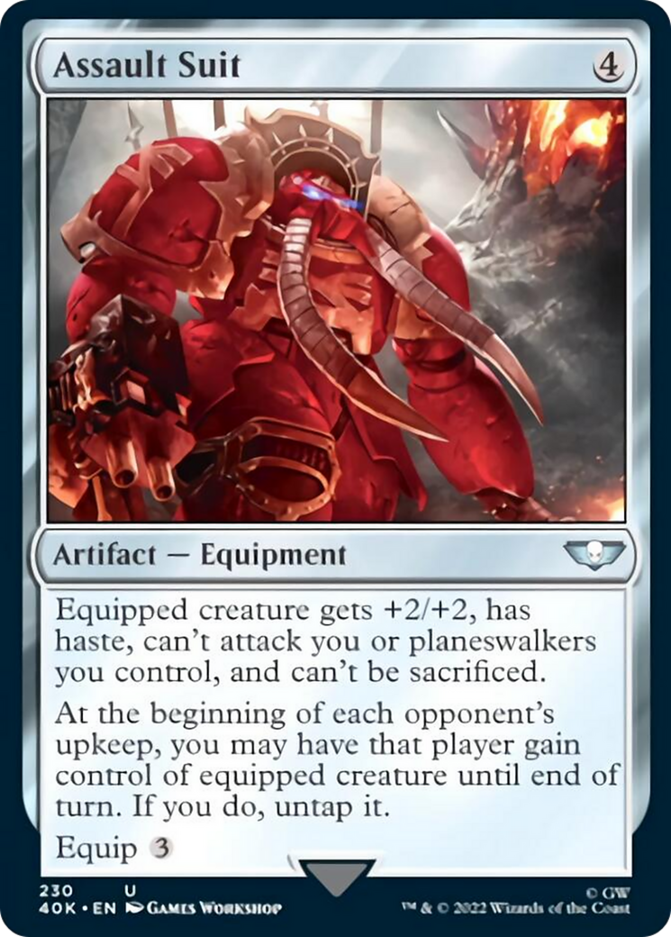 Assault Suit (Surge Foil) [Universes Beyond: Warhammer 40,000] | Cracking-Singles