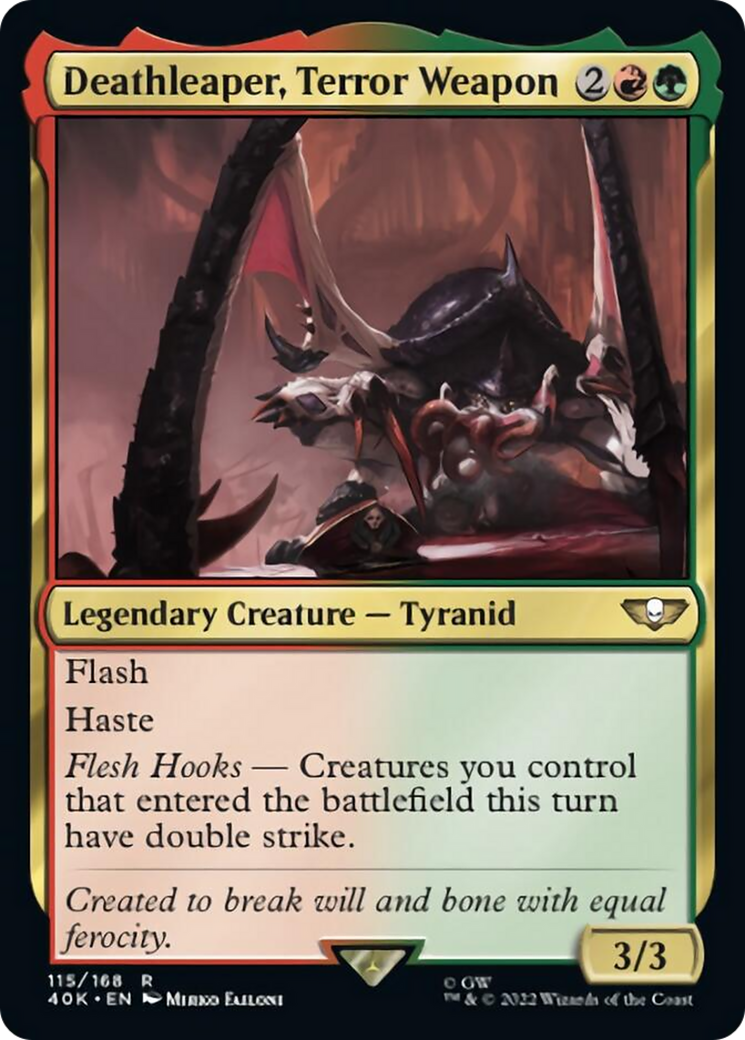 Deathleaper, Terror Weapon (Surge Foil) [Universes Beyond: Warhammer 40,000] | Cracking-Singles