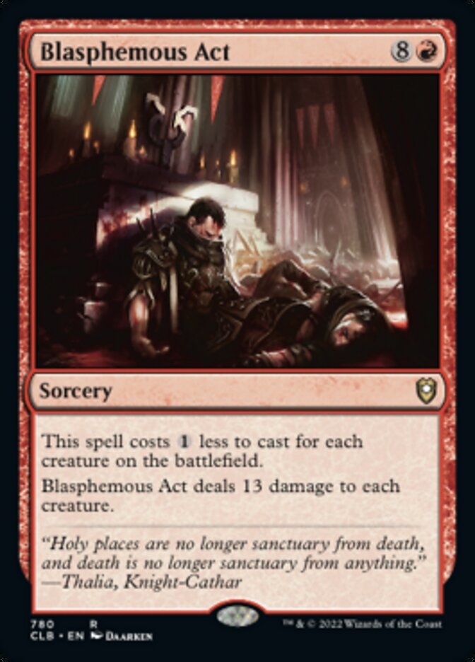 Blasphemous Act [Commander Legends: Battle for Baldur's Gate] | Cracking-Singles