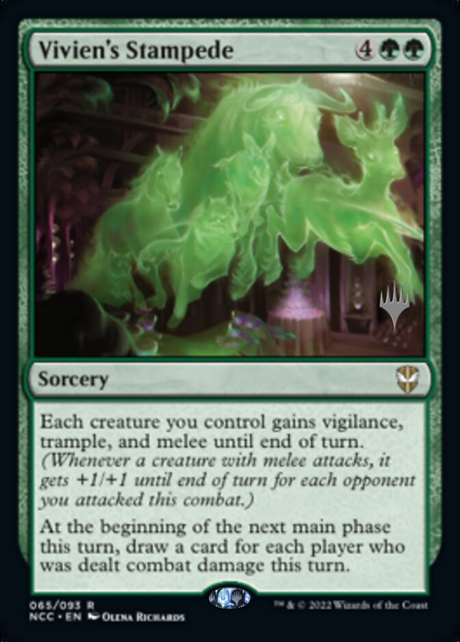 Vivien's Stampede (Promo Pack) [Streets of New Capenna Commander Promos] | Cracking-Singles