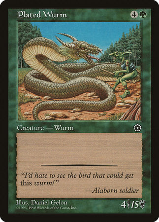 Plated Wurm [Portal Second Age] | Cracking-Singles