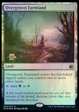 Overgrown Farmland [Innistrad: Midnight Hunt Prerelease Promos] | Cracking-Singles