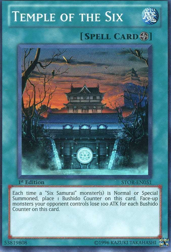 Temple of the Six [STOR-EN051] Super Rare | Cracking-Singles