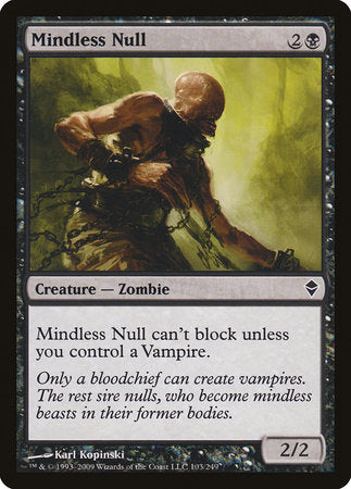 Mindless Null [Zendikar] | Cracking-Singles