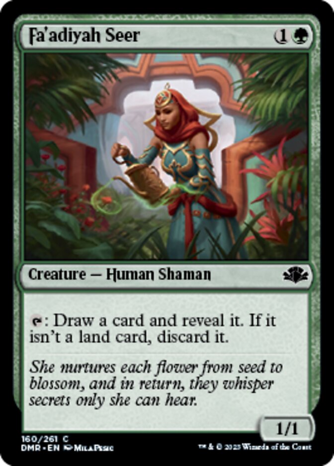 Fa'adiyah Seer [Dominaria Remastered] | Cracking-Singles
