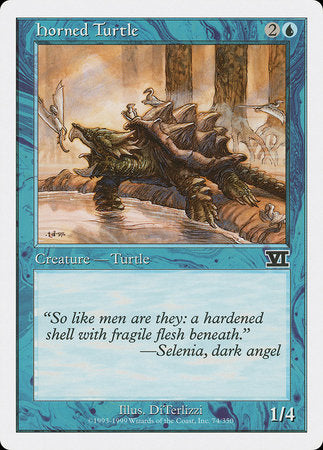 Horned Turtle [Classic Sixth Edition] | Cracking-Singles