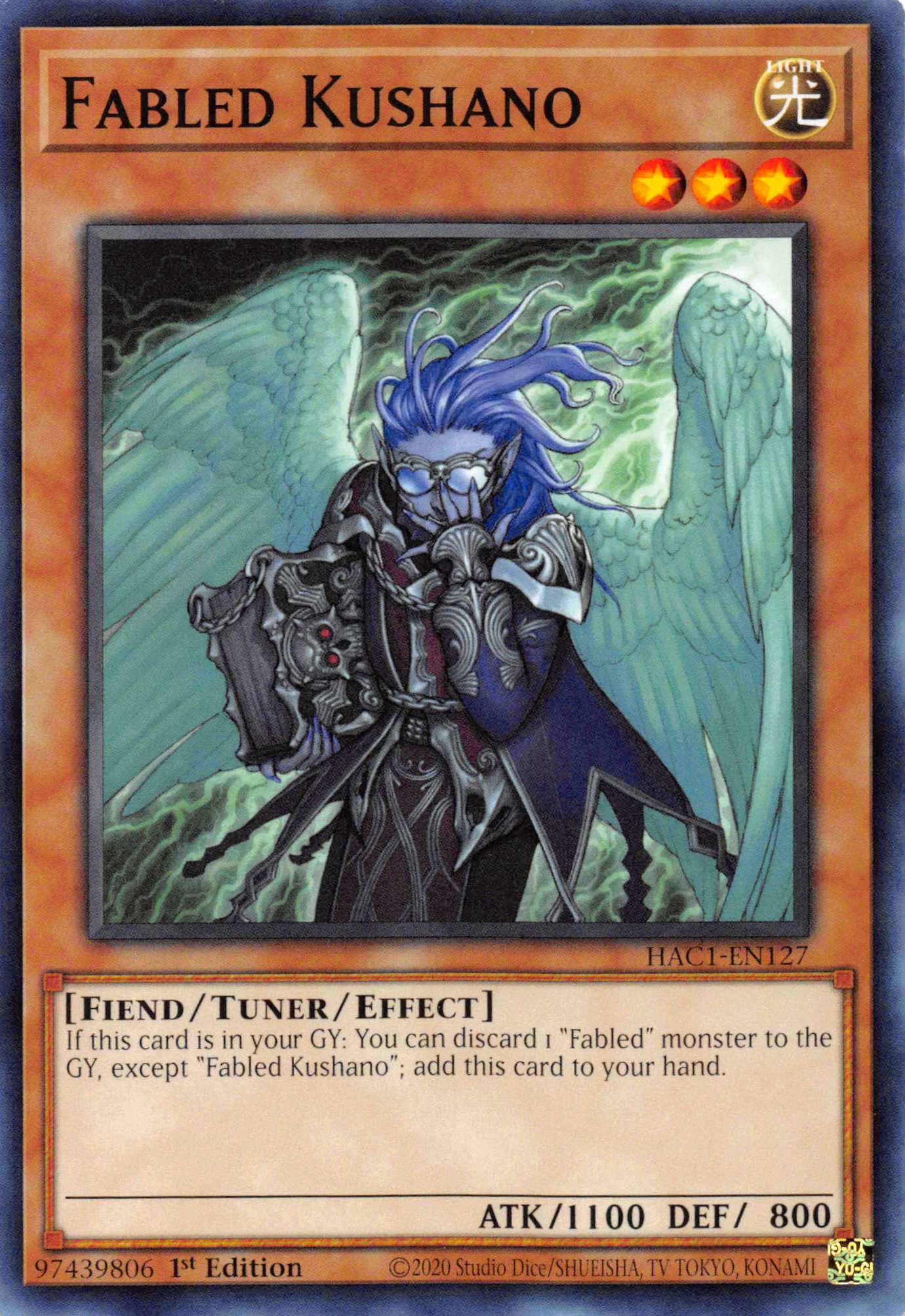 Fabled Kushano [HAC1-EN127] Common | Cracking-Singles