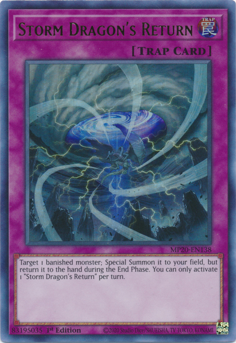Storm Dragon's Return [MP20-EN138] Ultra Rare | Cracking-Singles