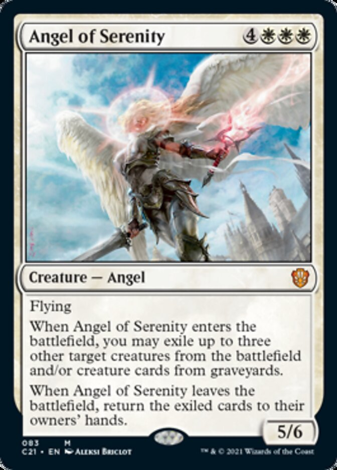 Angel of Serenity [Commander 2021] | Cracking-Singles