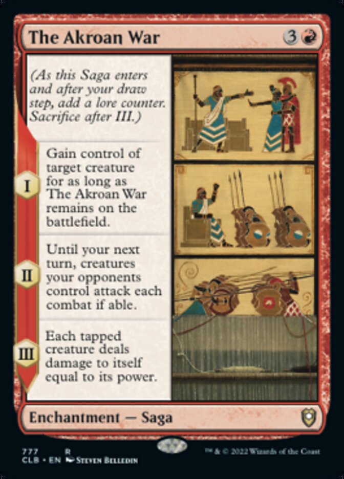 The Akroan War [Commander Legends: Battle for Baldur's Gate] | Cracking-Singles