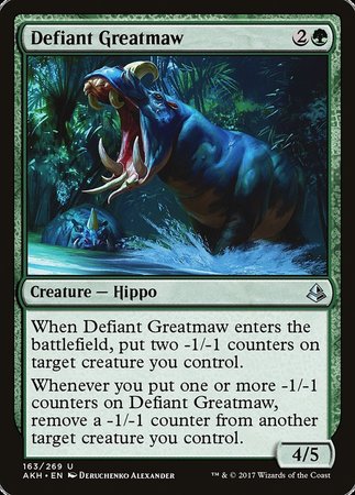 Defiant Greatmaw [Amonkhet] | Cracking-Singles
