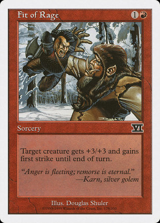 Fit of Rage [Classic Sixth Edition] | Cracking-Singles