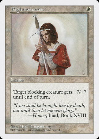 Righteousness [Fifth Edition] | Cracking-Singles
