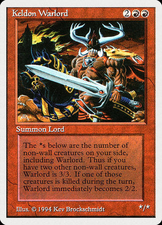 Keldon Warlord [Summer Magic / Edgar] | Cracking-Singles