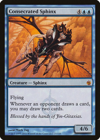 Consecrated Sphinx [Mirrodin Besieged] | Cracking-Singles