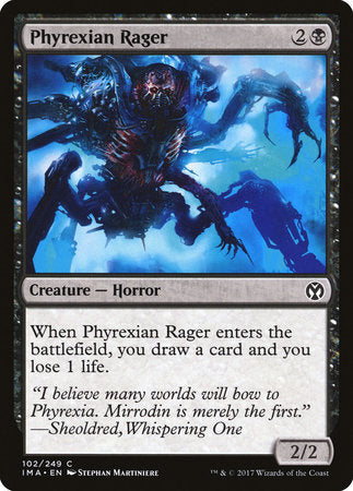 Phyrexian Rager [Iconic Masters] | Cracking-Singles