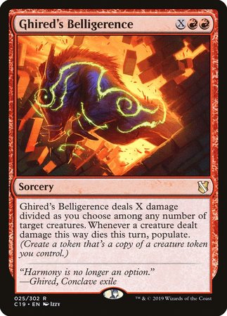 Ghired's Belligerence [Commander 2019] | Cracking-Singles