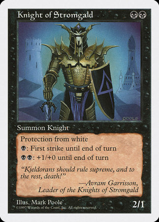 Knight of Stromgald [Fifth Edition] | Cracking-Singles