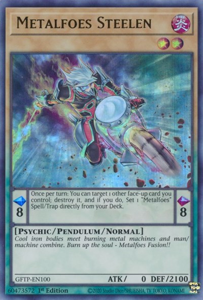 Metalfoes Steelen [GFTP-EN100] Ultra Rare | Cracking-Singles